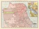 Vintage Map of San Francisco, California 1897