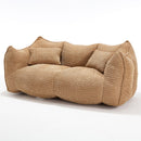 Comfortable Dual Beanbag Chair With High Resilience Foam Core For 2 People by HouseOfZazla