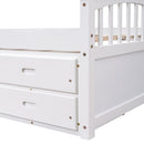 Platform Storage Bed Solid Wood Bed With 6 Drawers by HouseOfZazla
