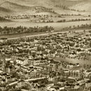 Vintage Map of Amherst, Massachusetts 1886