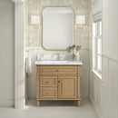 James Martin Lorelai 36" Single Bathroom Vanity, Light Natural Oak