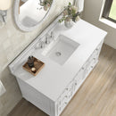 James Martin Lorelai 48" Single Bathroom Vanity, Bright White