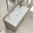 James Martin Lorelai 48" Single Bathroom Vanity, Whitewashed Oak