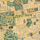 Vintage Map of San Francisco, California 1927