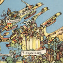 Vintage Map of San Francisco, California 1938