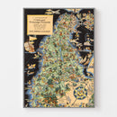 Vintage Map of San Francisco, California 1940
