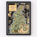 Vintage Map of San Francisco, California 1940