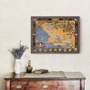 Vintage Map of San Francisco, California 1930