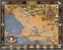 Vintage Map of San Francisco, California 1930