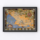 Vintage Map of San Francisco, California 1930