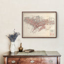 Vintage Map of San Francisco, California 1935