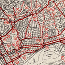Vintage Map of San Francisco, California 1935