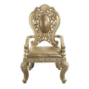 Seville - Arm Chair (Set of 2) - Synthetic Leather & Gold