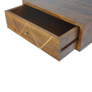 Floating Bedside Table - Chestnut by Unique Piece Furniture
