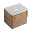 24'' Wall-Mounted Bathroom Vanity with Soft-Close Door by HouseOfZazla