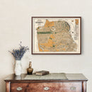 Vintage Map of San Francisco, California 1894