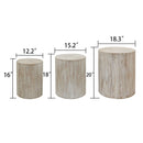 Cylinder Nesting Tables (Set of 3) by HouseOfZazla