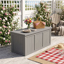 Outdoor Deck Box, Storage With Seat & Table Top by HouseOfZazla