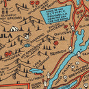 Vintage Map of Seattle, Washington 1934