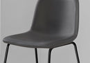 Bar Height Office Chair with Curved Backrest and Leather-Look Upholstery by HouseOfZazla