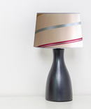 14"W x 10"H Juliette Striped Raw Silk Drum Shade by LampsUSA