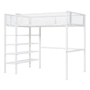 Loft Bed With 4 Tier Shelves And Storage by Unique Piece Furniture