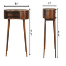 Rounded Writing Desk - Chestnut
