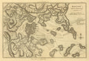 Vintage Map of Boston, Massachusetts 1807
