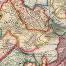 Vintage Map of Boston, Massachusetts 1852