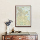 Vintage Map of Boston, Massachusetts 1901