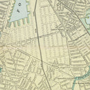 Vintage Map of Boston, Massachusetts 1901
