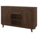 Mccall - 2 Door Server With 1 Drawer - Brown Oak by HouseOfZazla