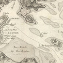 Vintage Map of Boston, Massachusetts 1807