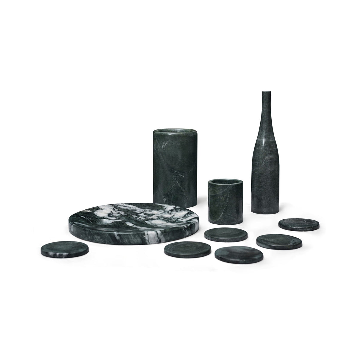 10 Pieces Luxury Natural Marble Dining Room Accessories Set, photo 13 of 33