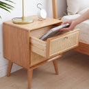 Bedside Cabinet, Modern Simple Nightstands European Beech by HouseOfZazla
