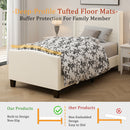 Platform Bed Frame With Tall Headboard And High Footboard by HouseOfZazla