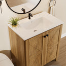 Folding Floor Cabinet With Ceramic Sink, Space Saving by Unique Piece Furniture