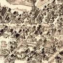 Vintage Map of Arlington, Massachusetts 1884