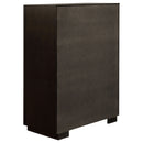 Prescott - 5 Piece California King Bedroom Set - Dark Brown by HouseOfZazla