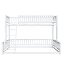 Bunk Bed With Ladder And Safety Guardrails by HouseOfZazla