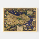 Vintage Map of Boston, Massachusetts 1926
