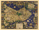 Vintage Map of Boston, Massachusetts 1926