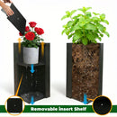 2-Piece Metal Planter Box with Trellis