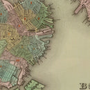 Vintage Map of Boston, Massachusetts 1838