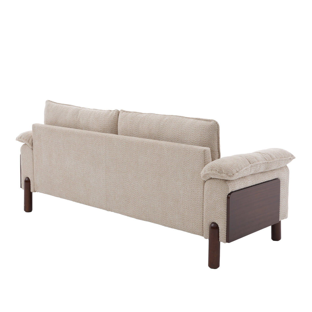 83.5 in. 3 Seater Modern Boucle Upholstered Sofa, photo 5 of 10
