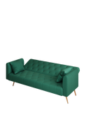 71" Convertible Double Folding Living Room Sofa Bed