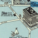 Vintage Map of Boston, Massachusetts 1926