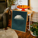 Lonely Cloud in Deep Teal Sky