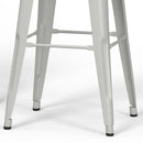 Fletcher - Handcrafted Metal Stool (Set of 2) by HouseOfZazla