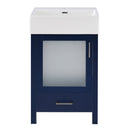 Bathroom Vanity With Ceramic Sink And Ample Storage, Ideal For Small Bathrooms by HouseOfZazla